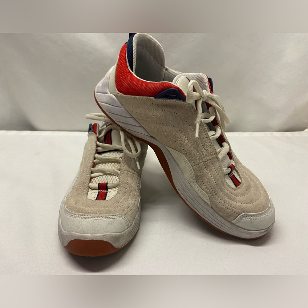 DC Skateboard Shoes Williams Slim S White/Navy/Red - Size 11.5